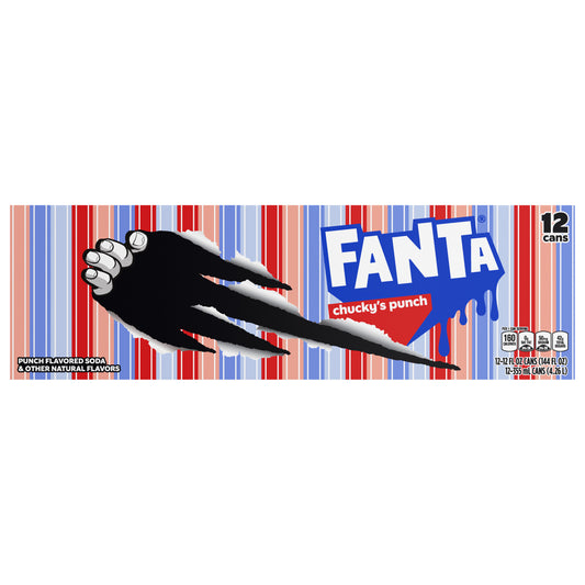 Fanta Chucky's Punch Fridge Pack Cans, 12 fl oz, 12 Pack