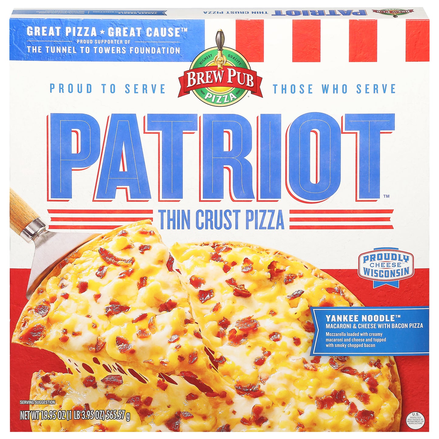 Patriot Thin Crust Yankee Noodle Pizza 19.95 oz