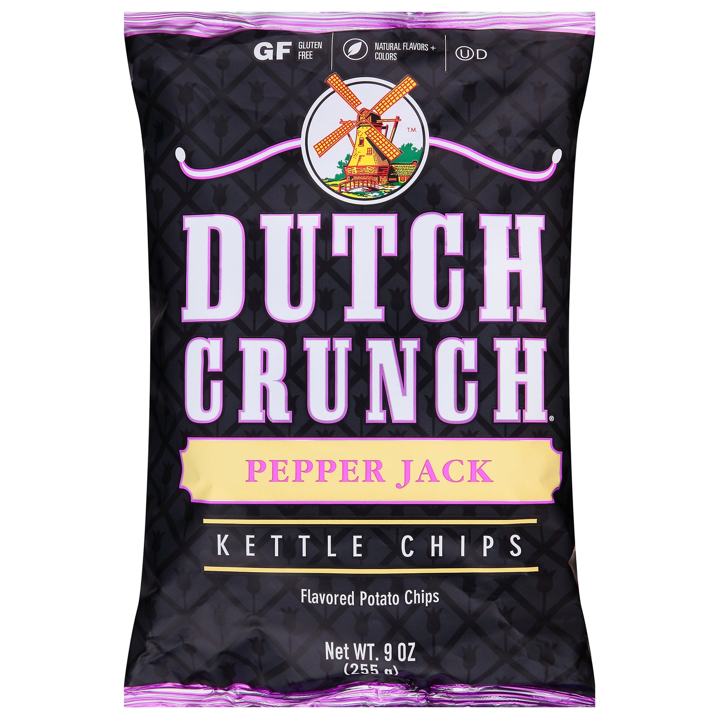 Dutch Crunch Kettle Pepper Jack Flavored Potato Chips 9 oz