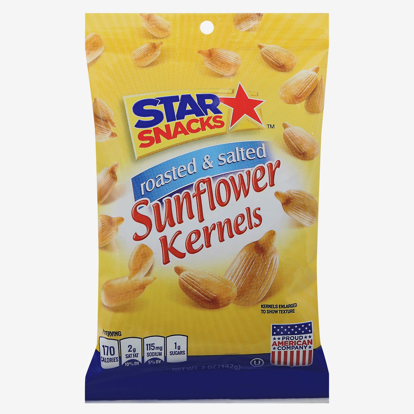 Star Snacks Roasted & Salted Sunflower Kernels 5 oz