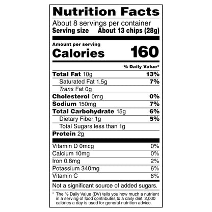 Lay's Wavy Potato Chips Sea Salt & Pepper Flavored 7 1/2 Oz