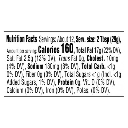 Kraft Tartar Sauce with Natural Lemon Flavor & Herb, 12 fl oz Bottle