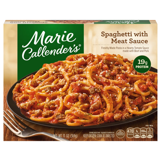 Marie Callender's Spaghetti with Meat Sauce, Frozen Meal, 13 oz.