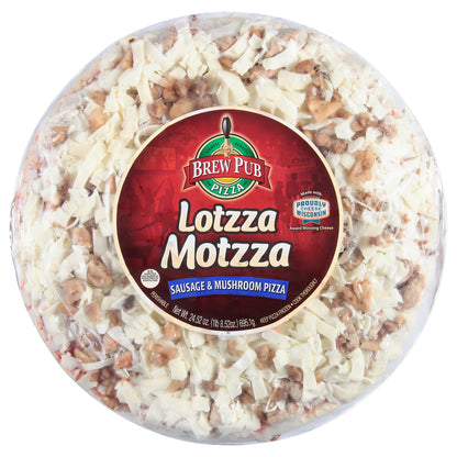 Brew Pub Pizza Lotzza Motzza Sausage & Mushroom Pizza 24.52 oz