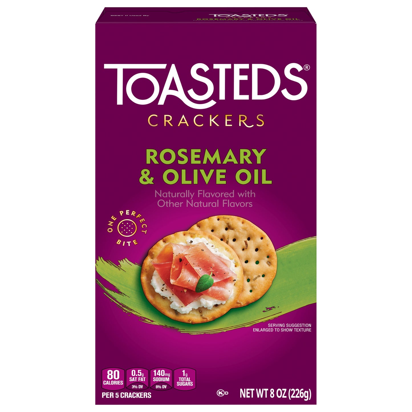 Toasteds Crackers Rosemary and Olive Oil