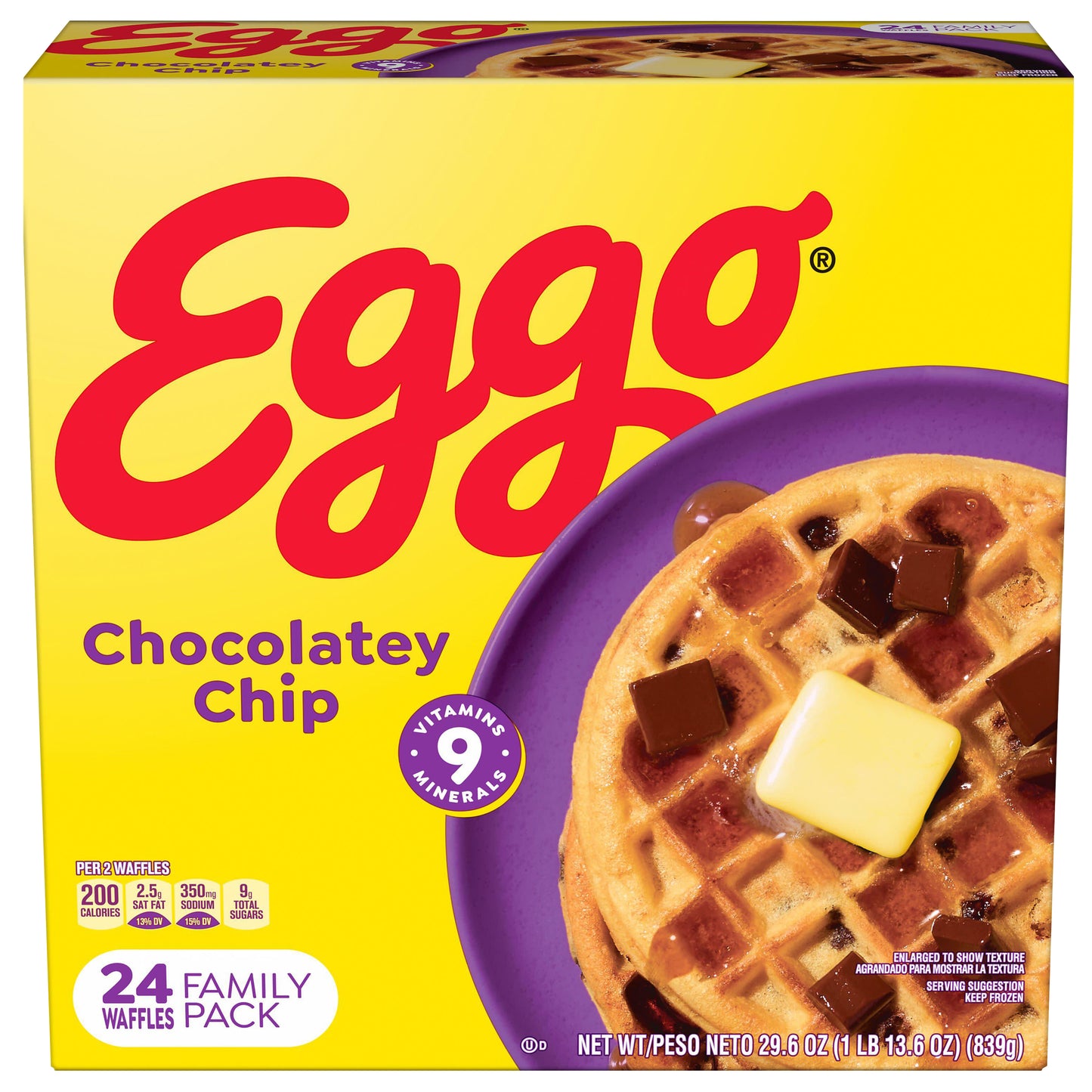 Kellogg's® Eggo® Chocolatey Chip Frozen Waffles