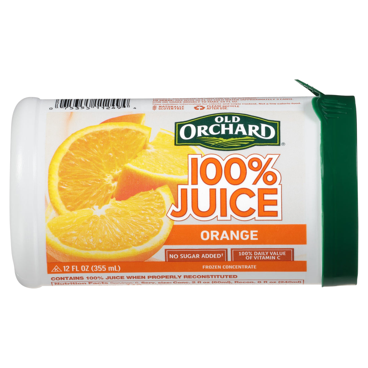 Old Orchard Orange 100% Juice Frozen Concentrate 12 fl. oz. Canister