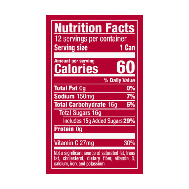 Hawaiian Punch Fruit Juicy Red, 12 fl oz cans, 12 pack