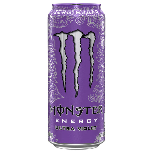 Monster Energy Zero Sugar Ultra Violet Energy Drink 16 fl oz