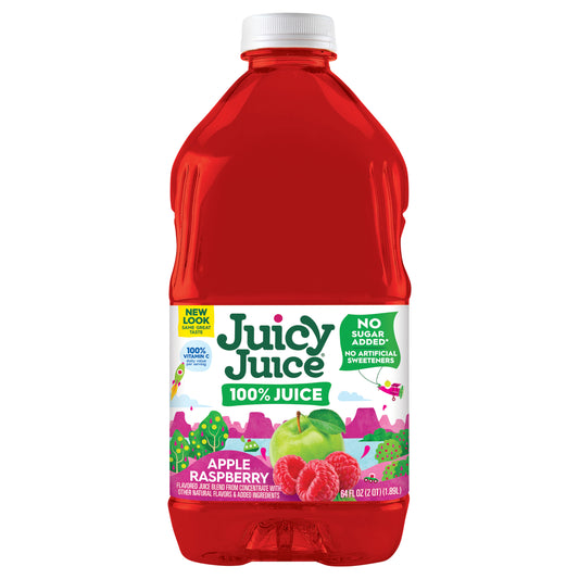 Juicy Juice 100% Juice, Apple Raspberry, 64 Fl Oz Bottle