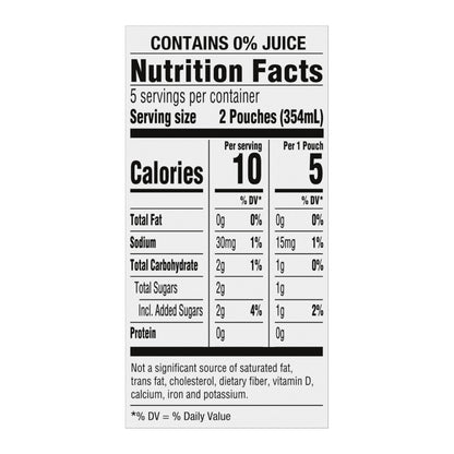 Capri Sun Roarin' Waters Wild Cherry Flavored with other natural flavor Water Beverage, 10 ct Box, 6 fl oz Drink Pouches