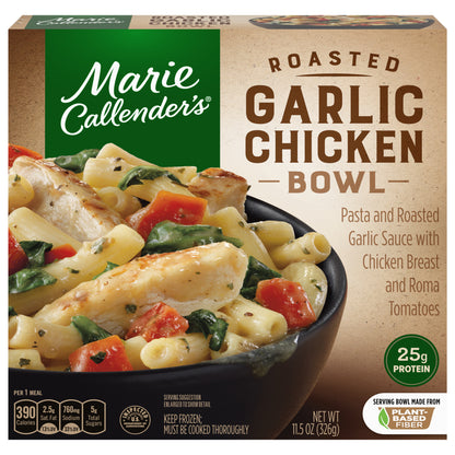 Marie Callender's Roasted Garlic Chicken Bowl, Frozen Meals, 11.5 oz.
