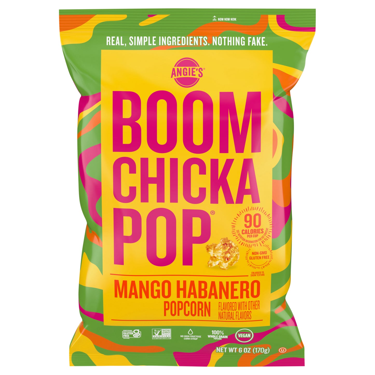 Angie’s BOOMCHICKAPOP Mango Habanero Popcorn, Gluten-Free, 6oz