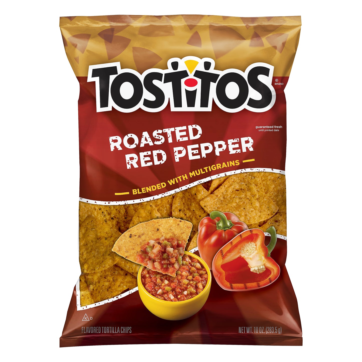 Tostitos Roasted Red Pepper Tortilla Chips 10 oz