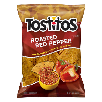Tostitos Roasted Red Pepper Tortilla Chips 10 oz
