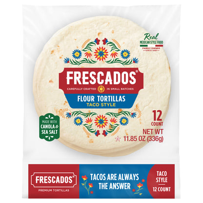 Frescados Taco Style Flour Tortillas 12-ct Bag