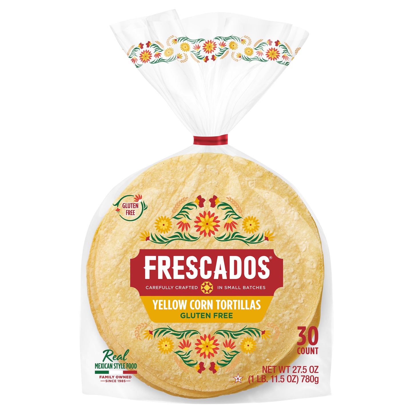 Frescados Yellow Corn Tortillas 30-ct. Bag