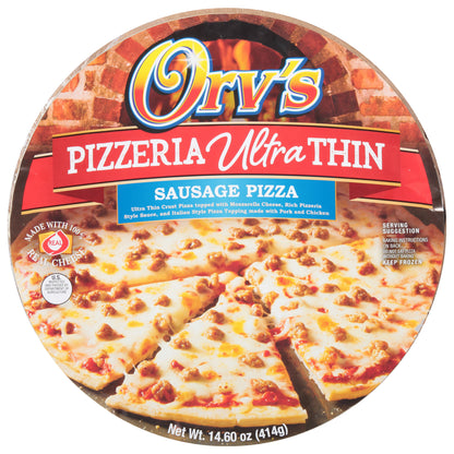 Orv's Pizzeria Ultra Thin Sausage Pizza 14.60 oz