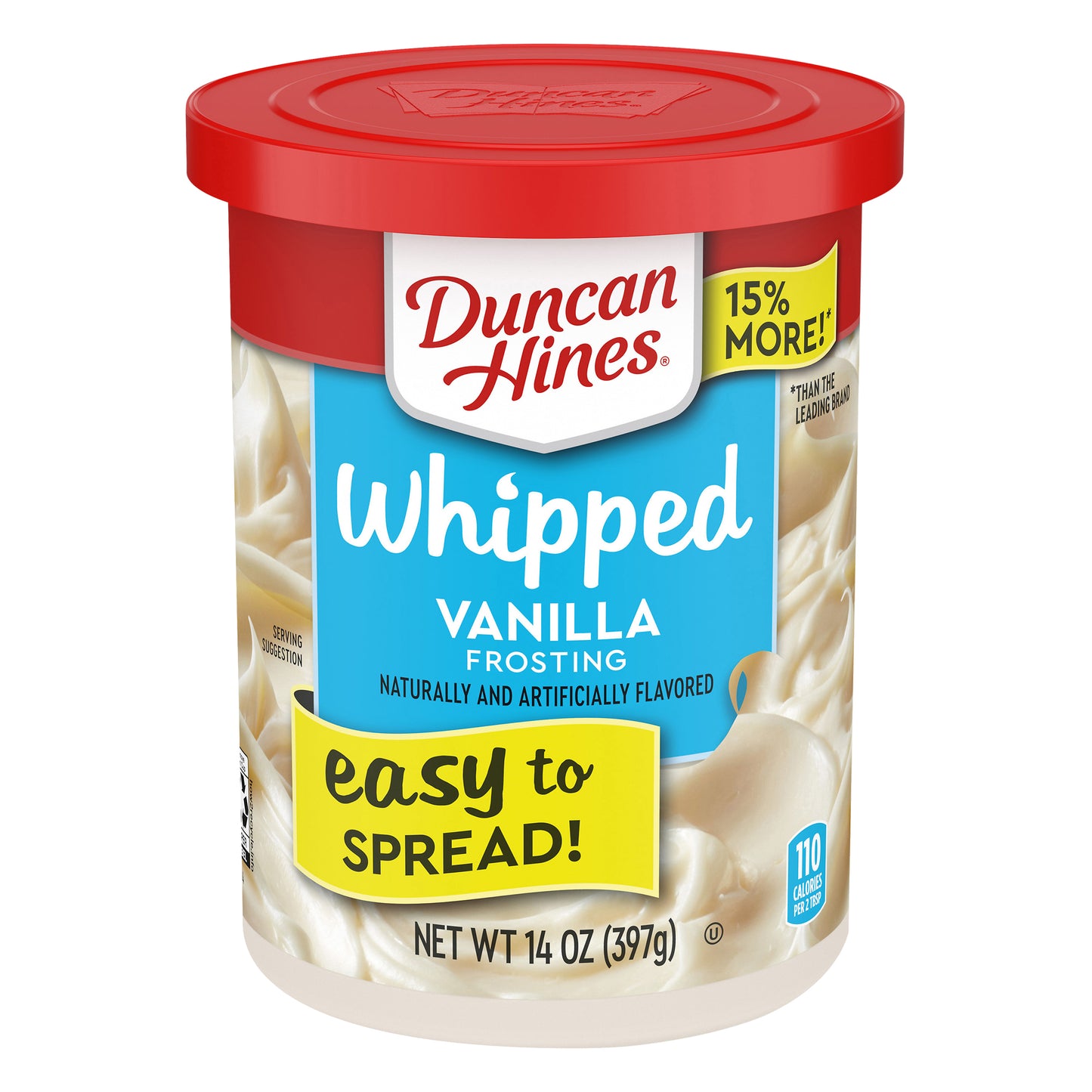 Duncan Hines Whipped Vanilla Frosting, 14 OZ