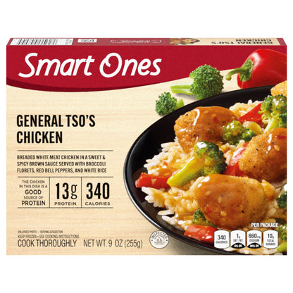 Smart Ones General Tso's Chicken Frozen Meal, 9 oz Box