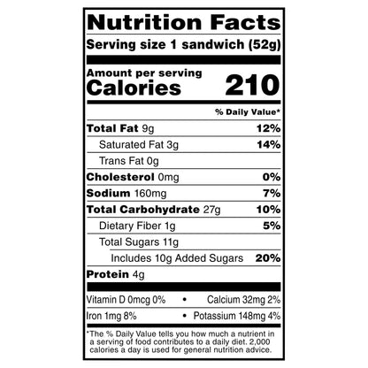 Smucker’s Uncrustables Chocolate Flavored Hazelnut Spread Sandwiches, 1.8 Oz. Each, Frozen