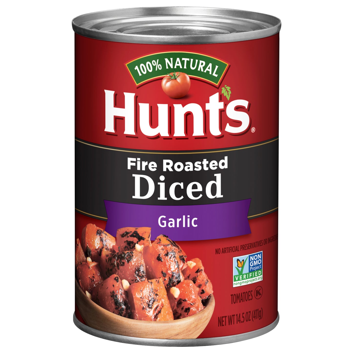 Hunt's Fire Roasted Diced Tomatoes with Garlic, 14.5 oz