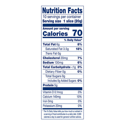 Crystal Farms Pepper Jack Sliced Cheese, 7 oz, 10 count