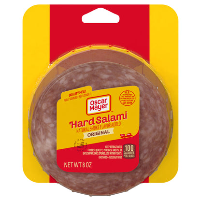 Oscar Mayer Hard Salami Deli Lunch Meat, 8 oz Package