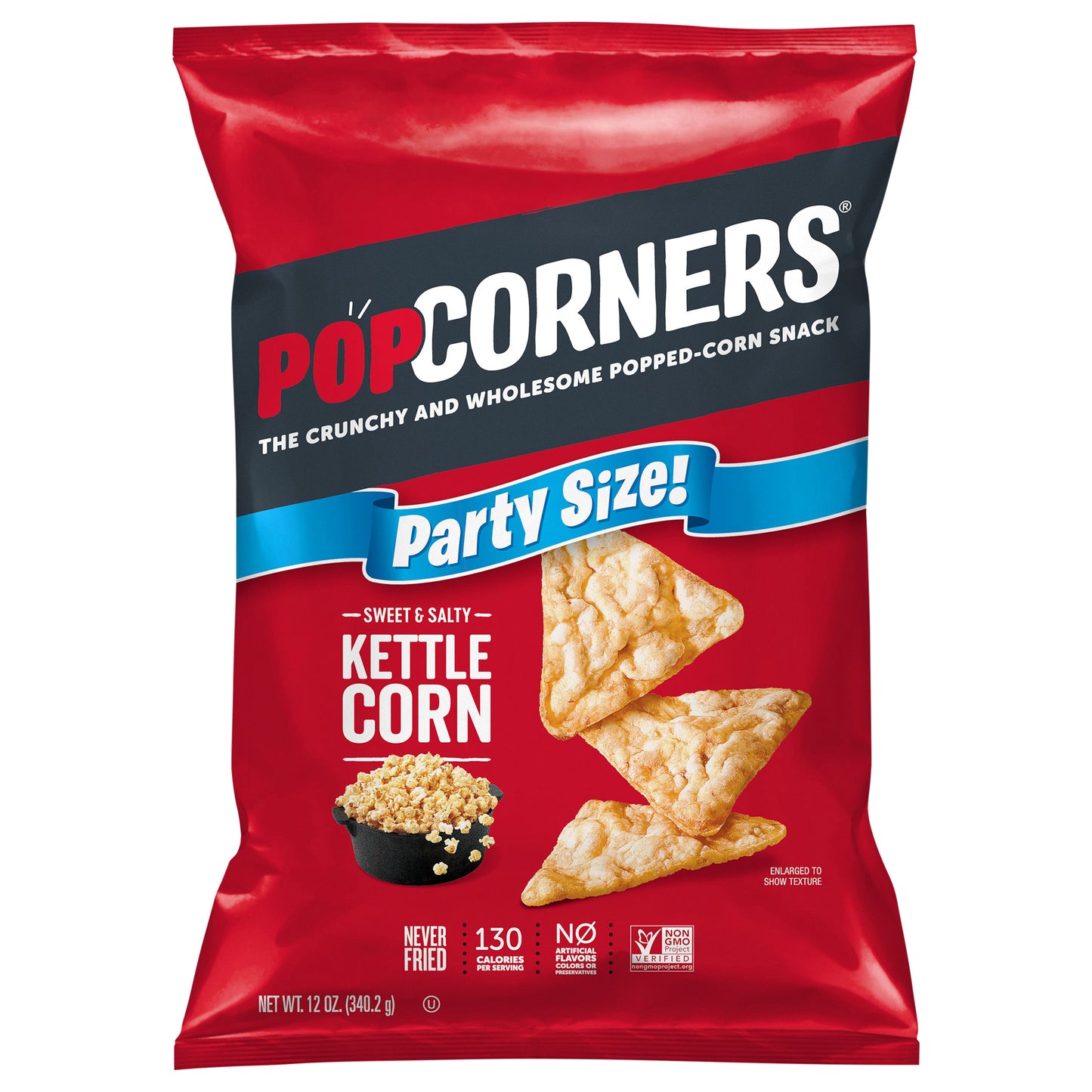 PopCorners Kettle Corn Sweet & Salty Popped-Corn Snack Party Size