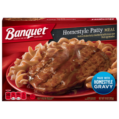 Banquet Classic Homestyle Patty Meal, 10 oz