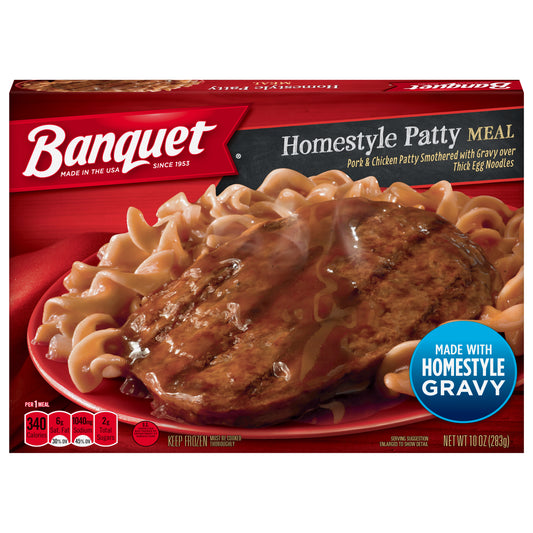 Banquet Classic Homestyle Patty Meal, 10 oz