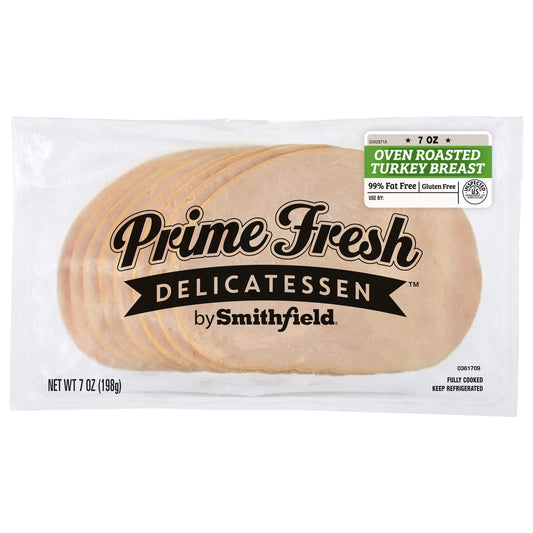 Smithfield Prime Fresh Pre Sliced Oven Roasted Turkey Breast, 7 oz