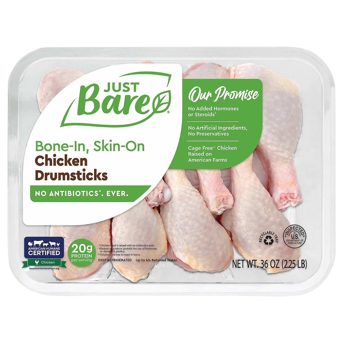 Just Bare Brand Chicken Drumsticks