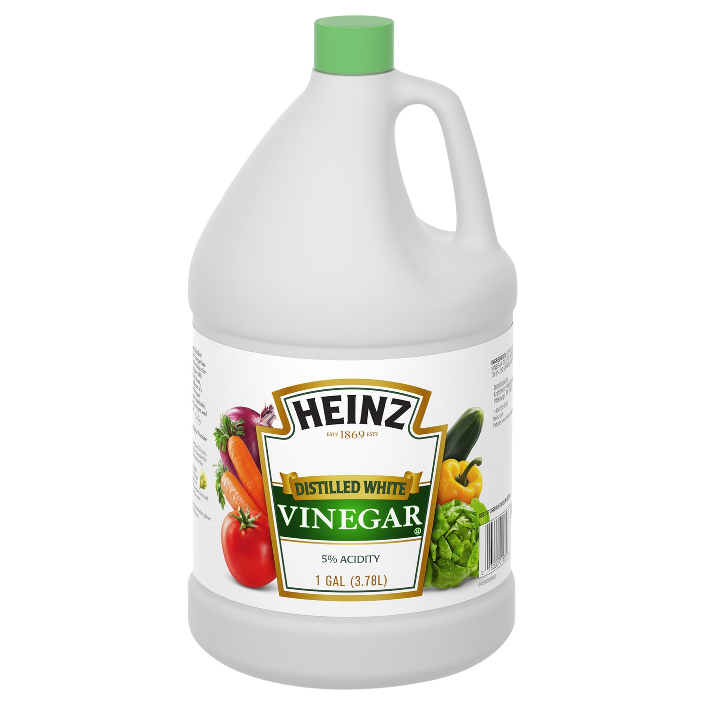 Heinz Distilled White Vinegar 5% Acidity, 1 gal Jug
