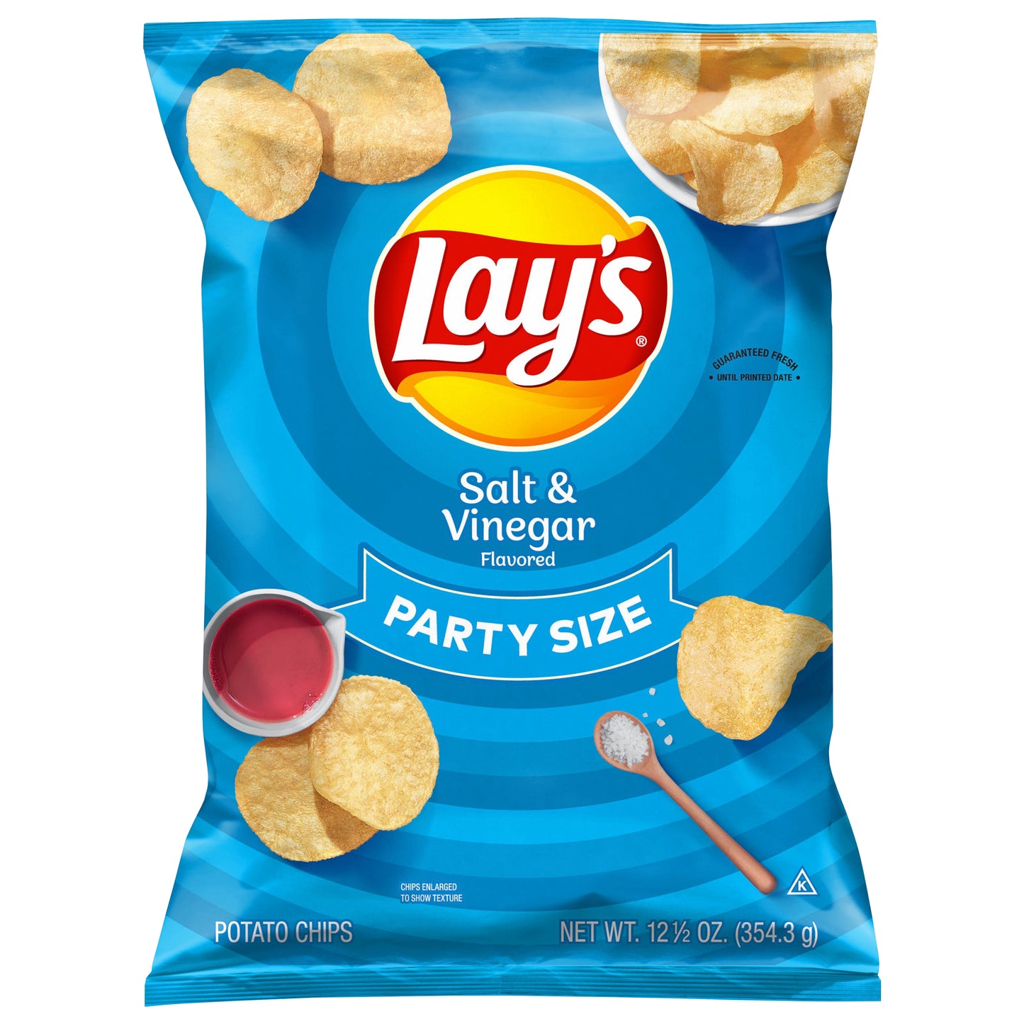 Lay's Potato Chips Salt & Vinegar Flavored 12 1/2 Oz