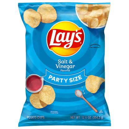 Lay's Potato Chips Salt & Vinegar Flavored 12 1/2 Oz