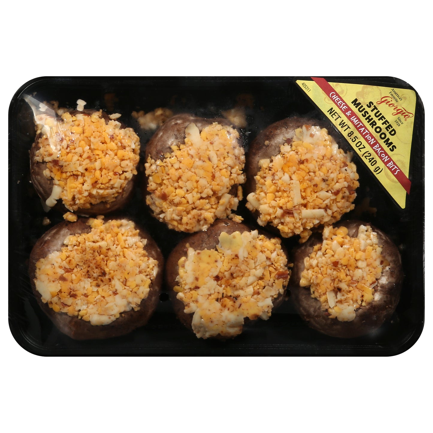 Giorgio Stuffed Cheese & Imitation Bacon Bits Mushrooms 8.5 oz