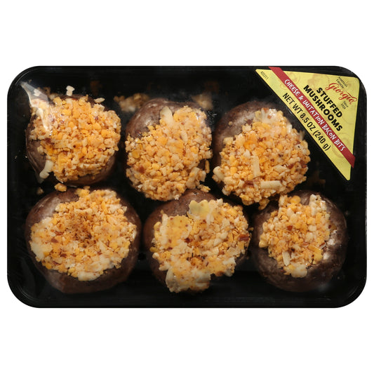 Giorgio Stuffed Cheese & Imitation Bacon Bits Mushrooms 8.5 oz