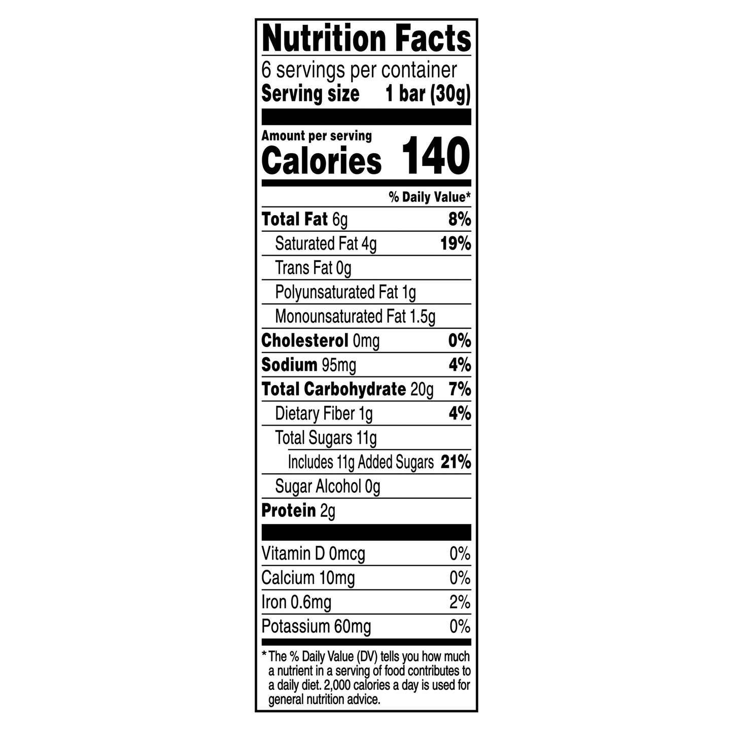Quaker Chewy Dipps Peanut Butter Granola Bars 6 ea