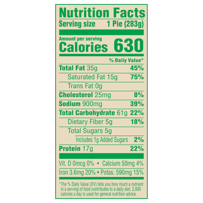 Marie Callender’s Frozen Meal, Beef Pot Pie, 10 Ounce