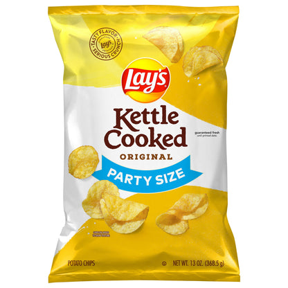 Lay's Kettle Cooked Potato Chips Original 13 Oz