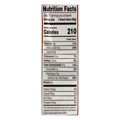 Clydes Classic Glazed Old Fashioned Lil' Smiles Donuts 12 oz