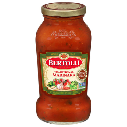 Bertolli Traditional Marinara with Italian Herbs & Fresh Garlic Pasta Sauce, 24 oz.