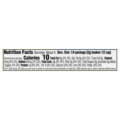 Jell-O Lemon Artificially Flavored Zero Sugar Gelatin Dessert Mix, 0.3 oz Box