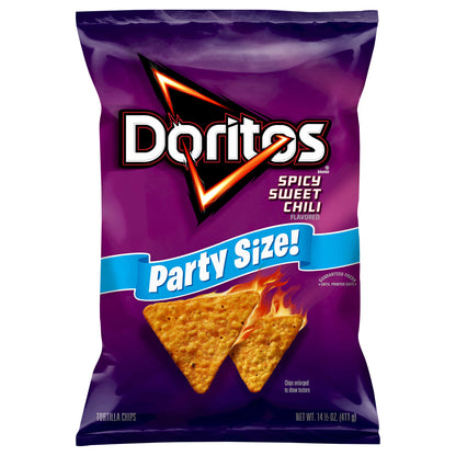 Doritos Tortilla Chips Spicy Sweet Chili Flavored 14 1/2 Oz