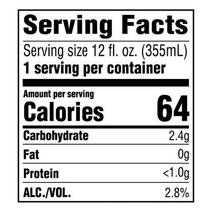 Miller64 Extra Light Low Calorie Beer 2.8% ABV, 30 Pack, 12.0 fl oz Cans