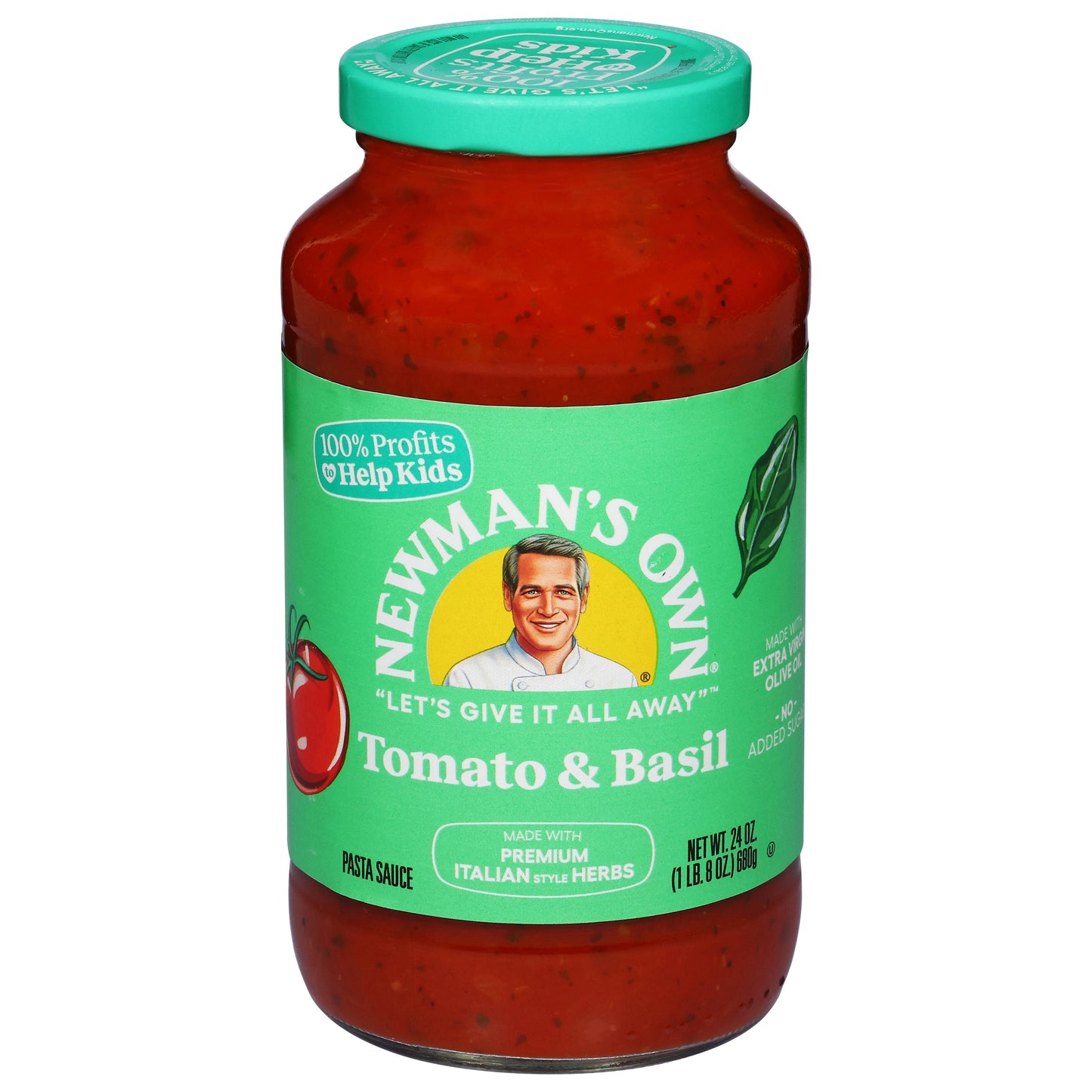 Newman's Own Tomato & Basil Pasta Sauce 24 oz