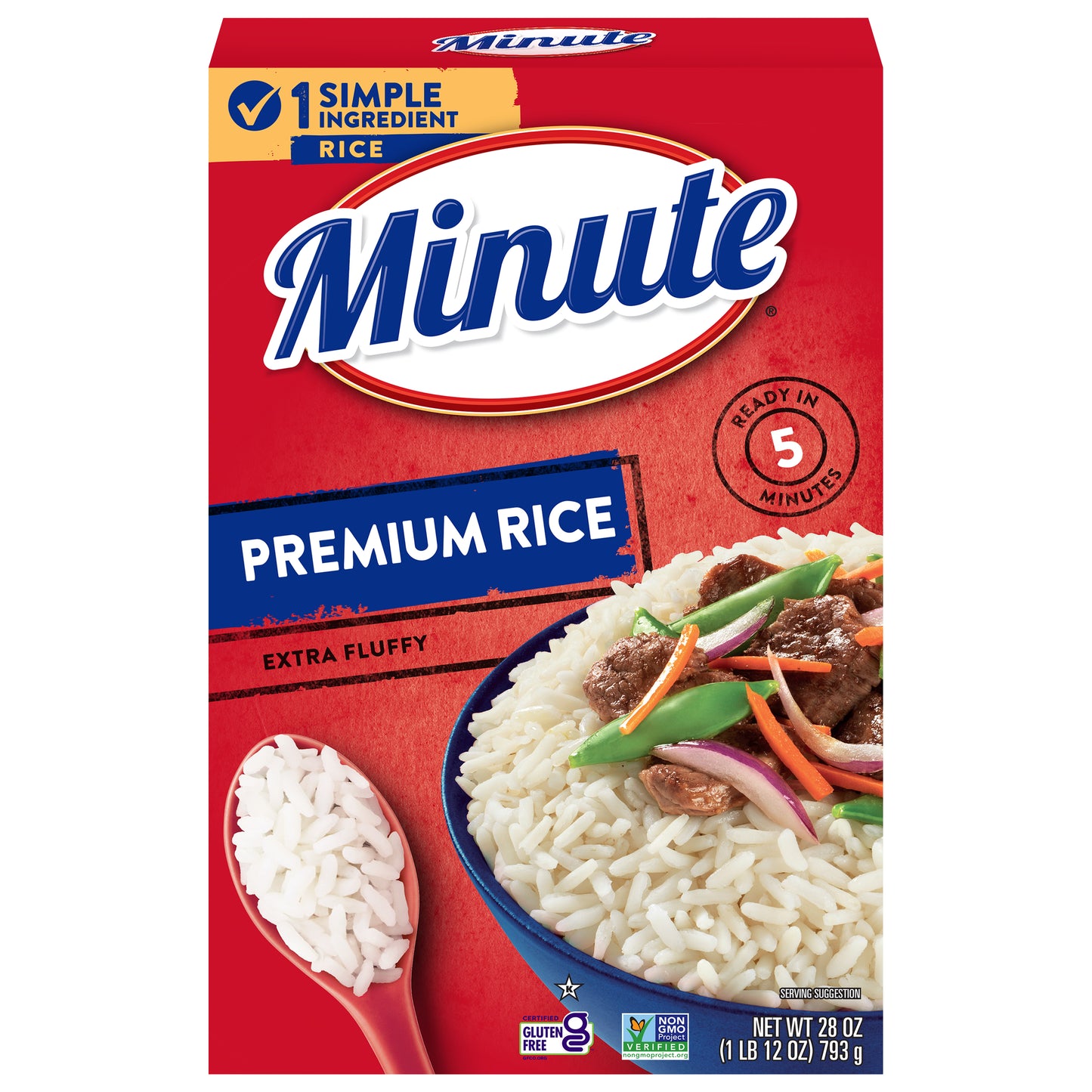 Minute Extra Fluffy Premium Rice 28 oz