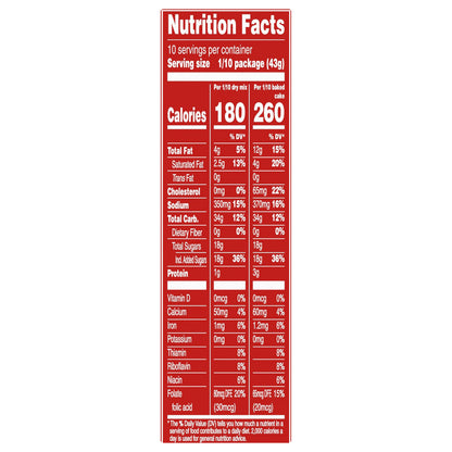 Duncan Hines Perfectly Moist Classic Yellow Cake Mix, 15.25 OZ