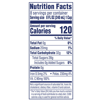 Ocean Spray 64oz 100% Cranberry Raspberry